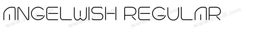 ANGELWISH REGULAR字体转换